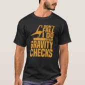 Horse Riding Random Gravity Checks Horse Vaulting T-Shirt (Vorderseite)