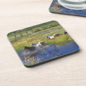 Horse River Getränkeuntersetzer (Linke Seite)