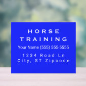 Horse Royal Professional Business Card Acrylschild (Neutral)