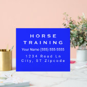 Horse Royal Professional Business Card Acrylschild (Hochzeit)