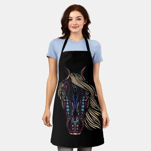 HORSE SCHÜRZE (Getragen)