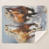 Horse Sherpadecke (Vorderseite (Horizontal))