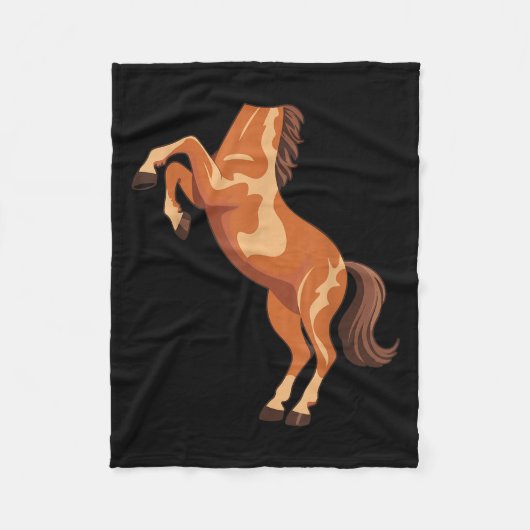 Horse Shirt Adult Kids Men Women Body Horse Costum Fleecedecke (Vorderseite)