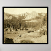 Horse Shoe Curve Buckhorn Mountain SD 1891 Poster (Vorne)
