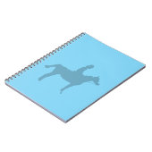 Horse Silhouette Small Notepad Notizblock (Linke Seite)