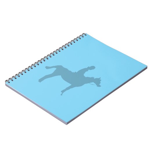 Horse Silhouette Small Notepad Notizblock (Linke Seite)