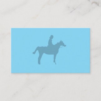 Horse Silhouette Small Notepad Visitenkarte
