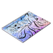 Horse Spiral Foto Notebook Notizblock (Linke Seite)