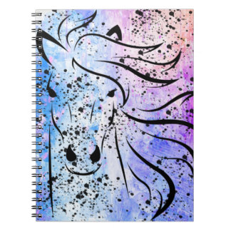 Horse Spiral Foto Notebook Notizblock