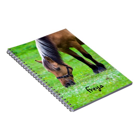 Horse Spiral Notebook Notizblock (Rechte Seite)