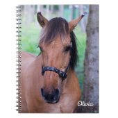 Horse Spiral Notebook Notizblock (Vorderseite)