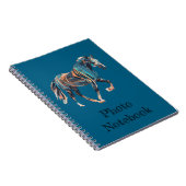 Horse Spiral Photo Notebook Notizblock (Rechte Seite)