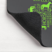 Horse St. Patrick's Day Iri-shirt - Clover Tee Mousepad (Ecke)