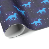 Horse Starry Night Geschenkpapier (Rolleneckpunkt)
