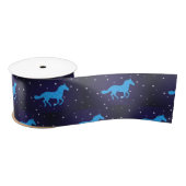 Horse Starry Night Satinband (Spule)