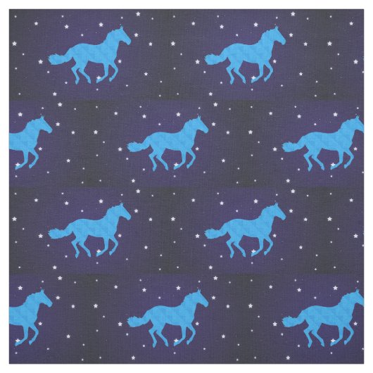 Horse Starry Night Stoff (Muster)