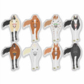 horse sticker set (Vorderseite)