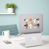 horse sticker set (Laptop auf Schreibtisch)
