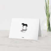 Horse Sympathy Card Karte (Rückseite)
