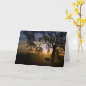 Horse Sympathy Card Karte (Gelbe Blume)