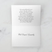 Horse Sympathy Card Karte (Innenseite)