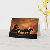 Horse Sympathy Card Karte (Gelbe Blume)