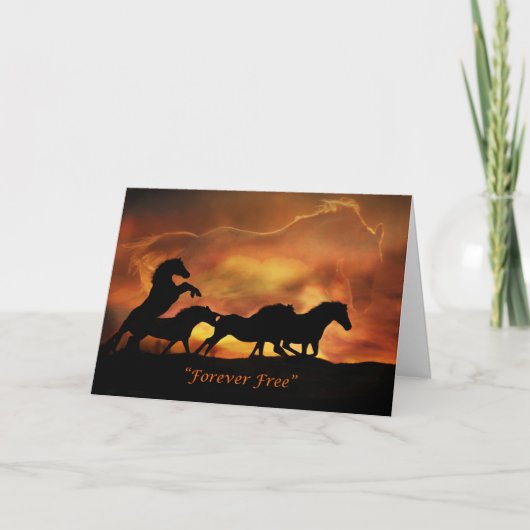 Horse Sympathy Card Karte (Vorderseite)