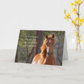 Horse Sympathy Card Karte (Gelbe Blume)