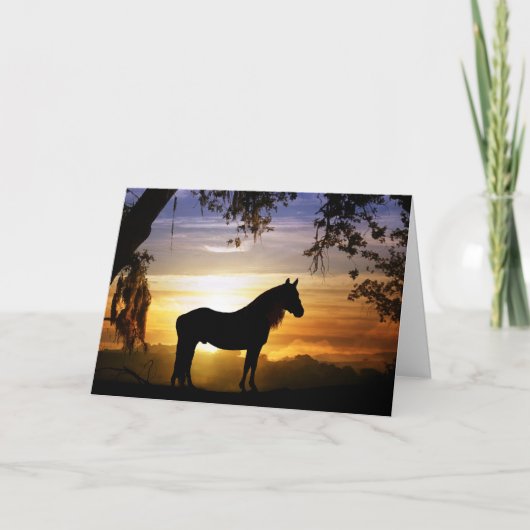 Horse Sympathy Card Karte (Vorderseite)