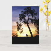 Horse Sympathy Card Karte (Gelbe Blume)