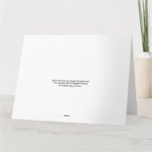 Horse Sympathy Card Karte (Rückseite)