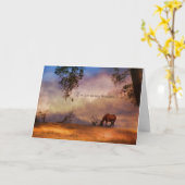 Horse Sympathy Card Karte (Gelbe Blume)