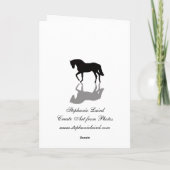 Horse Sympathy Card Karte (Rückseite)