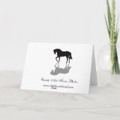 Horse Sympathy Card Karte (Rückseite)