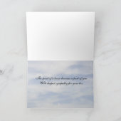 Horse Sympathy Card Karte (Innenseite)