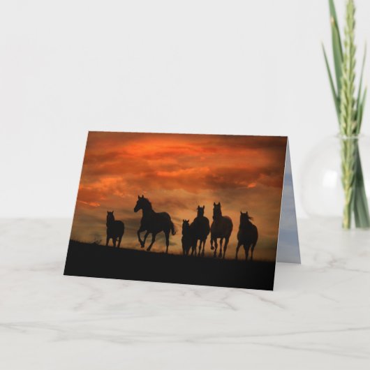 Horse Sympathy Card Karte (Vorderseite)