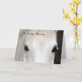 Horse Sympathy Card Karte (Gelbe Blume)