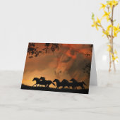 Horse Sympathy Card Karte (Gelbe Blume)