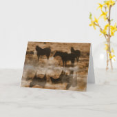 Horse Sympathy Card Karte (Gelbe Blume)