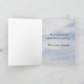 Horse Sympathy Card Karte (Innenseite)