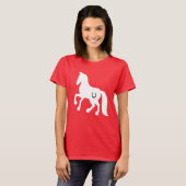 HORSE TEE, GIRLS, HORSESHOE T-Shirt (Vorne ganz)