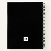 Horse Themed Notebook Personalized with Name Notizblock (Rückseite)