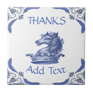 HORSE Tile, holländischer Look, Keramik personalis Fliese