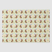 Horse Tissue Paper in Yellow Seidenpapier (Vorderseite)