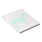 Horse Trainer Business Blue Simple and Modern Notizblock (angewinkelt)