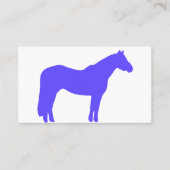 Horse Trainer Business Blue Simple and Modern Visitenkarte (Vorderseite)