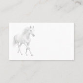 Horse Trainer Riding Lessons  Business Card Visitenkarte (Rückseite)