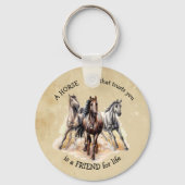 HORSE - Trusts für den Preis für Lebenskostenvoran Schlüsselanhänger (Vorderseite)