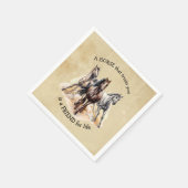 HORSE - Trusts für den Preis für Lebenskostenvoran Serviette (Ecke)