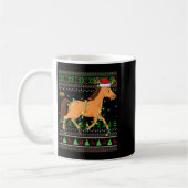 Horse Ugly Christmas Sweaters Holiday Santa Cute X Kaffeetasse (Links)